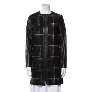 Ted Baker Black Plaid Coat